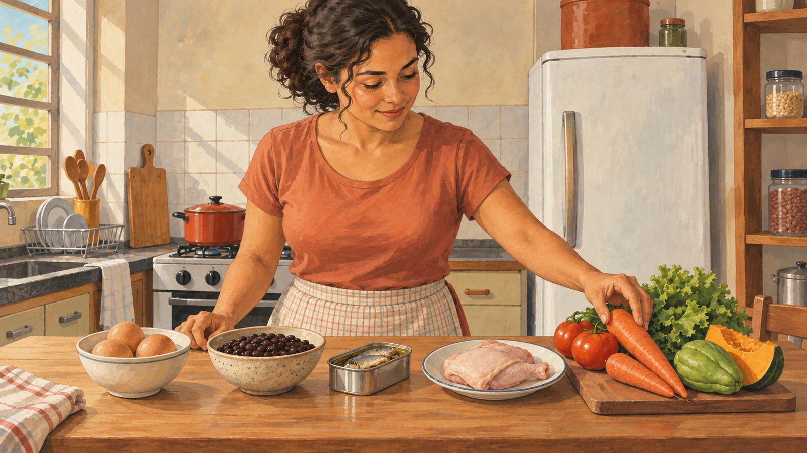 Substituições de alimentos para proteger o orçamento