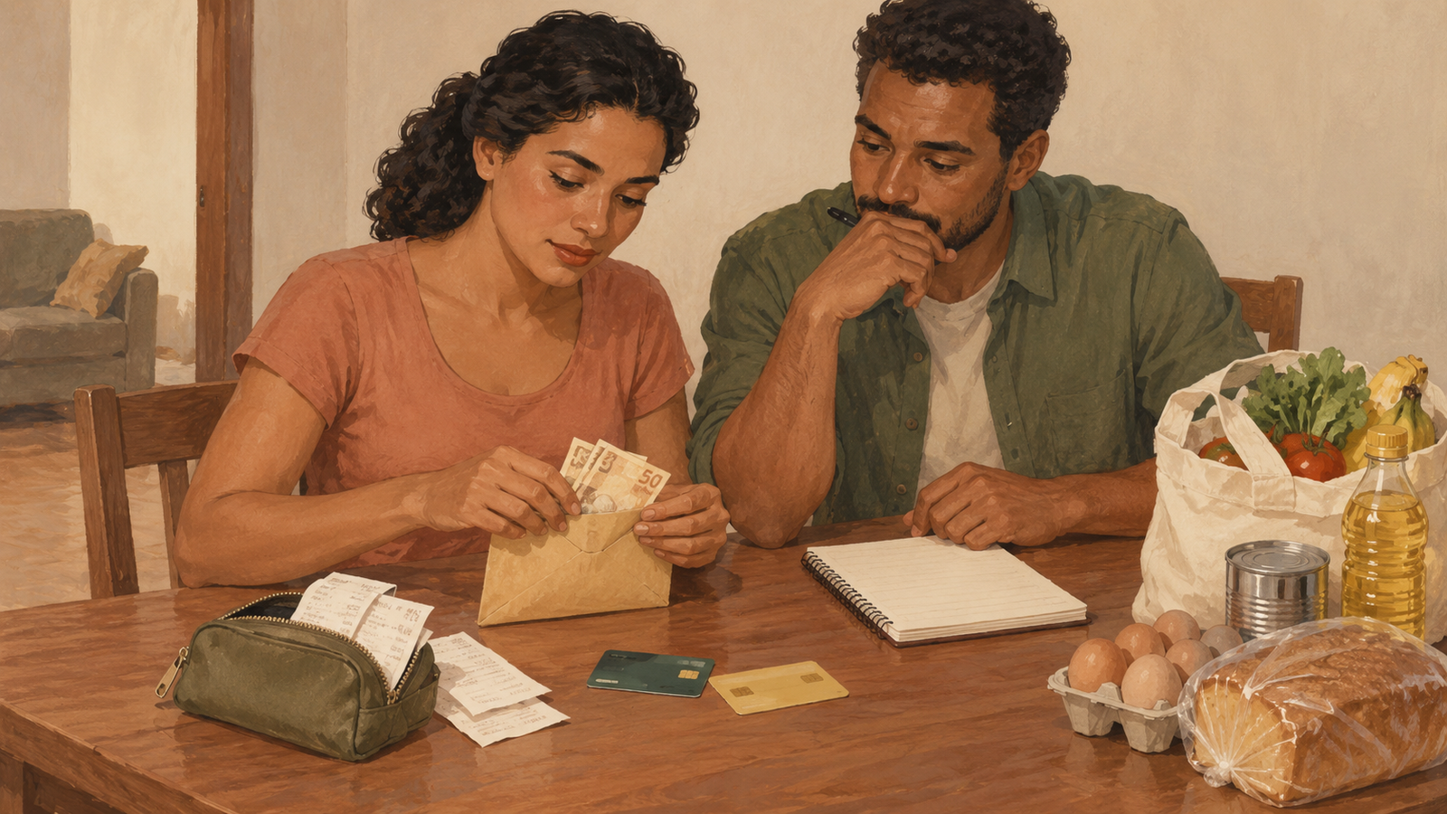Plano de contingência financeira da família